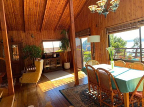 Casa y vista maravillosa, con piscina Coliumo Tomé